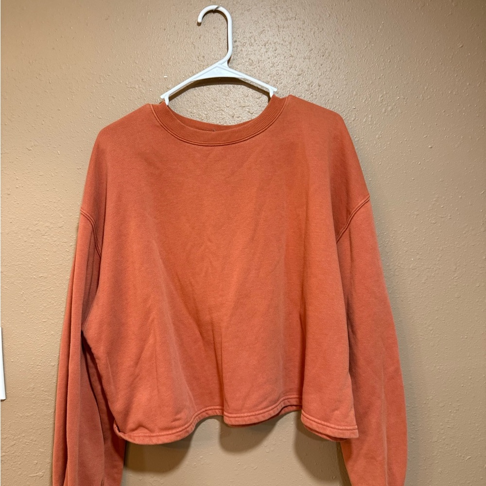Universal Thread Women's Terracotta Cropped Sweatshirt